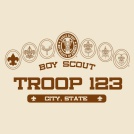 Boy Scout Ranks T-shirt Design