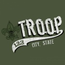 Retro Troop Shirt T-shirt Design