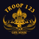 Troop Soaring Eagle T-shirt Design