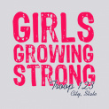 Girls Growing Strong T-shirt Design