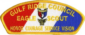 Eagle Scout Embroidered Patch Design Idea