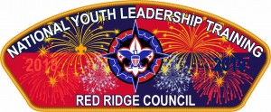 NYLT Fireworks Council Strip Embroidered Patch Design Idea