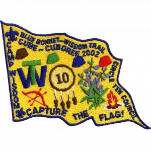 Capture the Flag Embroidered Patch Design Idea