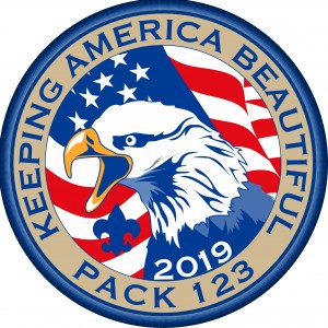 Keeping America Beautiful Embroidered Patch Design Idea
