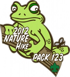 Nature Hike Embroidered Patch Design Idea