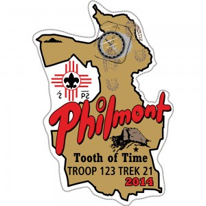 Philmont Map Embroidered Patch Design Idea