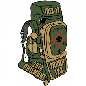 Philmont Backpack Embroidered Patch Design Idea