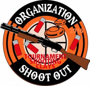 Shooting Clays Tournament Shoot Embroidered Patch Design Idea