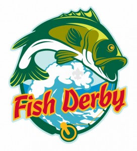 Fish Derby Embroidered Patch Design Idea