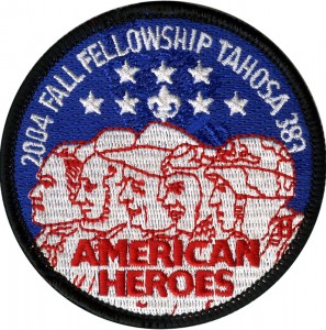 American Heroes  Embroidered Patch Design Idea