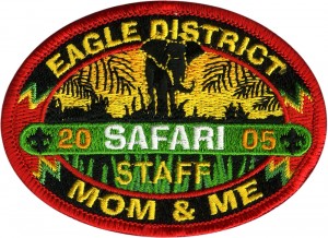 Safari Adventure Embroidered Patch Design Idea