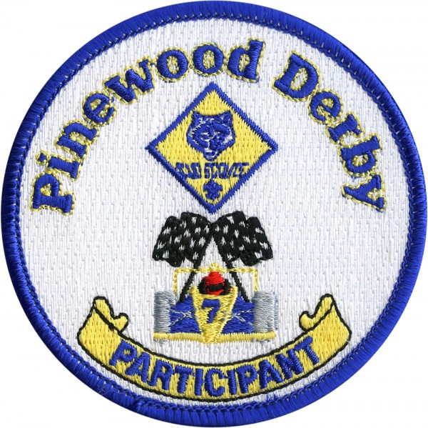 Pinewood Derby Patch On Shirt
