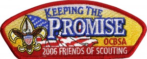 Keeping The Promise Embroidered Patch Design Idea