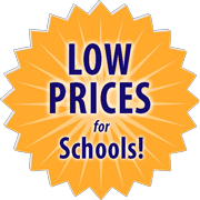 low prices for schools custom embroidery medallion
