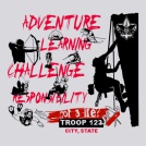 Adventure Learning Challenge Responsibility T-shirt Design