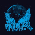 SP2947 Howl at the Moon T-shirt Design
