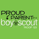 Proud Parent of a Boy Scout T-shirt Design