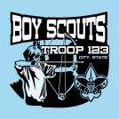 BSA Scout with Bow and Arrow T-shirt Design