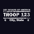 Troop Slashes T-shirt Design
