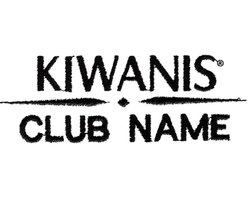 Kiwanis Sleek and Clean embroidery design EB2257
