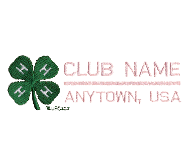 4-H Club Clover T-shirt Design