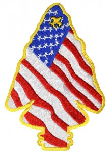 American Arrowhead Embroidered Patch Design Idea