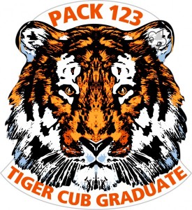 Tiger Cub Embroidered Patch Design Idea