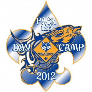 Day Camp Embroidered Patch Design Idea