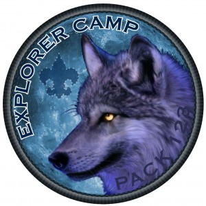 Explorer Camp Embroidered Patch Design Idea