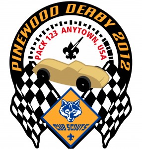 Pinewood Derby Embroidered Patch Design Idea