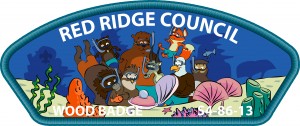 Wood Badge Underwater  Embroidered Patch Design Idea