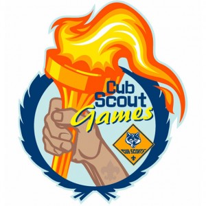 Cub Scout Games Embroidered Patch Design Idea