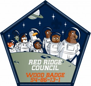 Space Embroidered Patch Design Idea