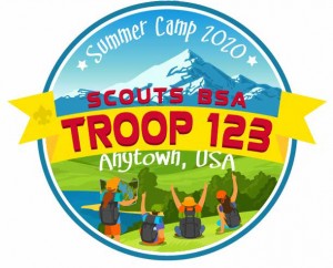 The Valley Below Embroidered Patch Design Idea