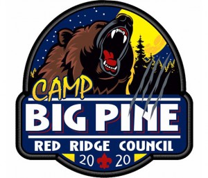 Grizzly Camp Embroidered Patch Design Idea