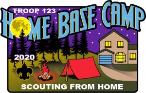Home Base Camp Embroidered Patch Design Idea