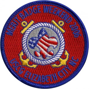 Anchors Away Embroidered Patch Design Idea