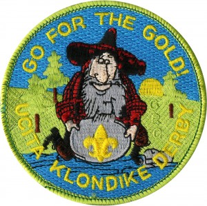 Klondike Gold Embroidered Patch Design Idea
