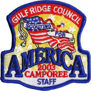 Scouting for America Embroidered Patch Design Idea