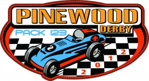Pinewood Derby Embroidered Patch Design Idea