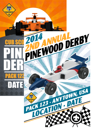 pinewood derby poster