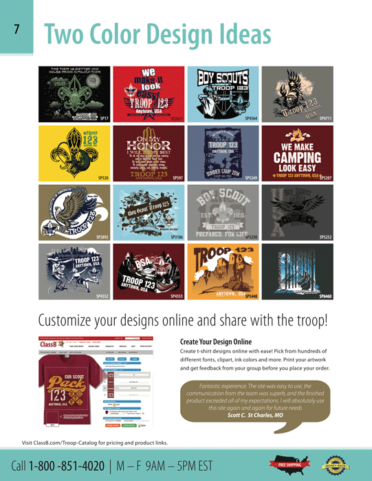boy scout troop catalog page 7 2 color design ideas for troop t-shirts