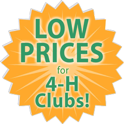 low prices for 4-H Club custom embroidery medallion