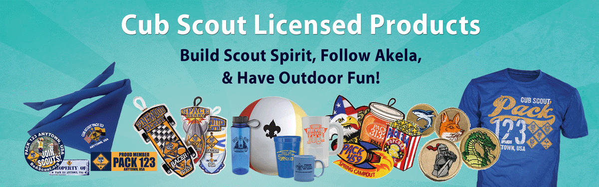 custom cub scout pack gear