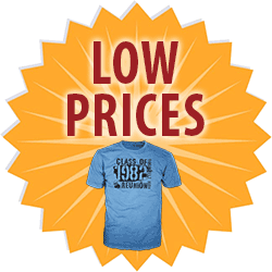 low prices for custom t-shirts medallion