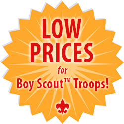 low prices for Boy Scout Troop custom embroidery medallion