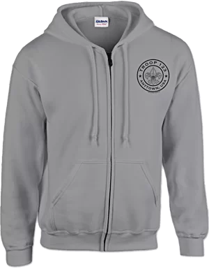 B177 Zip Hooded Sweatshirt design example