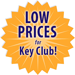 low prices for Key Club custom t-shirts medallion