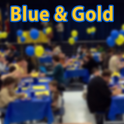 cub scout pack blue and gold photo