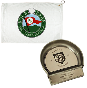 golf putters and golf towels